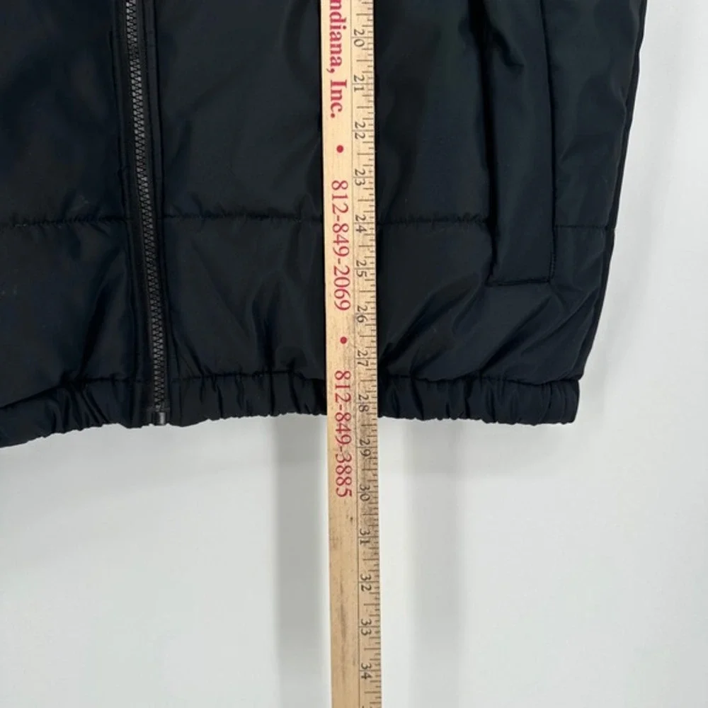 True Religion Mens Puffer Vest Onyx Black Horseshoe Logo 105320 Size‎ L NWT $179